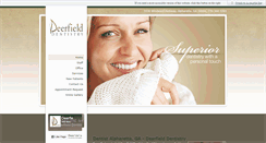 Desktop Screenshot of deerfielddentistry.net